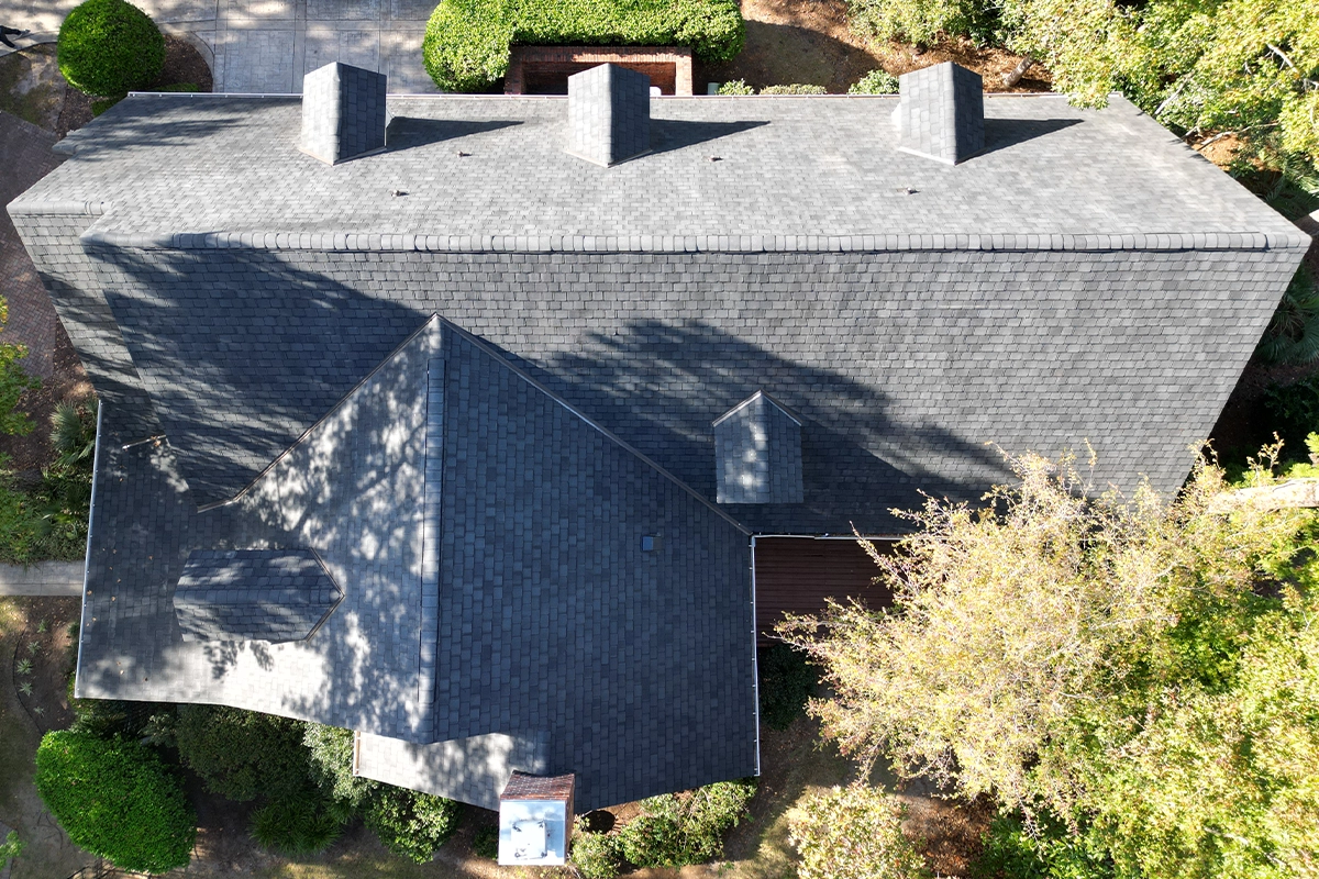 Top Priority Construction Roof Replacement CertainTeed Grand Manor Black Pearl Shingles