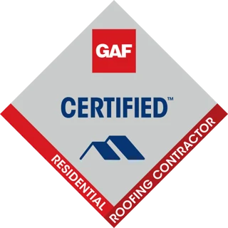 GAF Certified Residential Roofing Contractor badge
